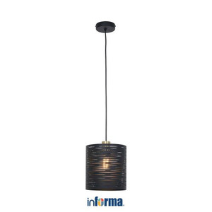 Informa 20X20X20 cm Lenoir Lampu Gantung Hias - Hitam