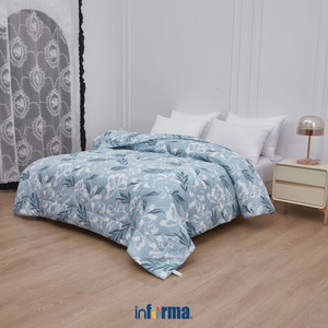 Informa 240X210 cm Bed Cover Microfiber Veola - Biru