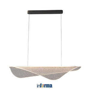 Informa Kiana Lampu Gantung Hias Rectangle - Cokelat Coffee