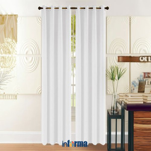 Informa 135X250 cm Set 2 Pcs Gorden Lux Sy2201 - Abu-Abu