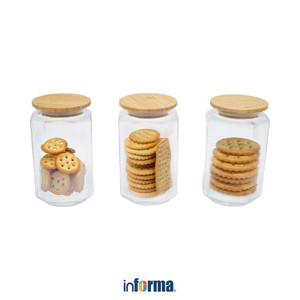 Informa Set 3 Pcs Stoples Kaca Wall