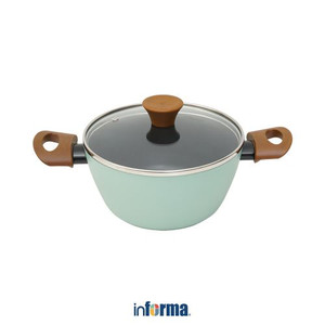 Informa Flonal 20 cm Botanica Panci Dutch Oven - Hijau