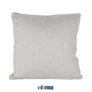 INFORMA BANTAL SOFA 45X45 CM NATURAL BURLAP - SILVER