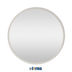 Informa 55x55 Cm Cermin Dinding Round - Putih