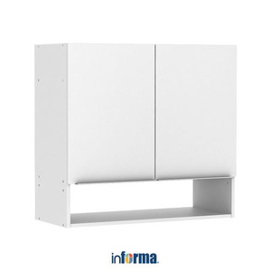 Informa 80x75 Cm Prescoot Kabinet Dinding Dengan Pintu - Putih