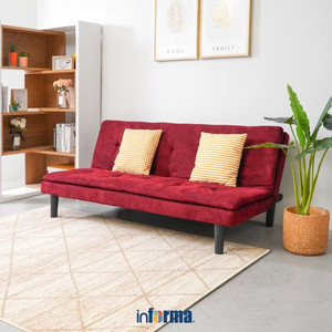 Informa Geneva Sofa Bed Fabric - Merah