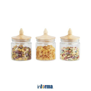 Informa - Informa Set 3 Pcs Clay Stoples Kaca