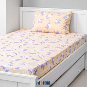 Informa 120X200 Cm Set Seprai Single Anak Microfiber Doggy