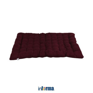 Informa - Informa 85x120 Cm Fancy Bantal Lantai Suede - Merah Wine