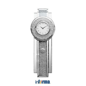 Informa - Infroma 35x7.6x99 Cm Jam Dinding Dekorasi C037n1 - Silver