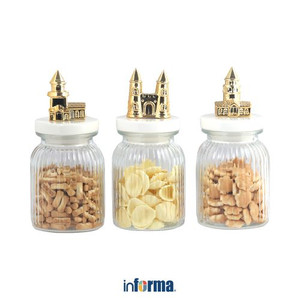 Informa - Informa 1 Ltr Set 3 Pcs Stoples Kaca Castle