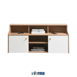 Informa - Informa 117.8x35x53 Cm Macca Kabinet Dinding - Putih Oak