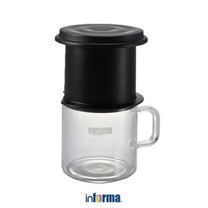 Informa - Hario 200 Mlcafeor One Cup Teko Kopi - Hitam