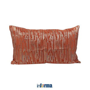 Informa - Sarung Bantal Sofa 30x50 Cm Straight - Orange