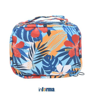 Informa - Informa Tas Organizer Toiletry & Hanger Floral - Biru