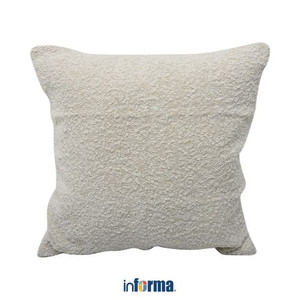 Informa - Informa 45x45 Cm Sarung Bantal Sofa Natural Boucle - Ivory