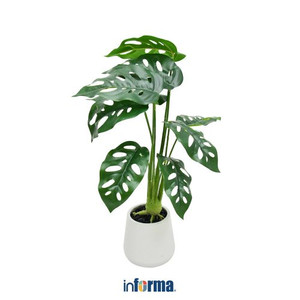 Informa - Tanaman Artifisial Monstera Adansonii 11x11x38 Cm - Hijau