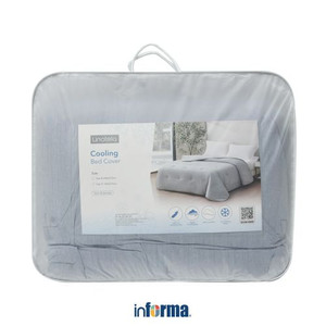 Informa - Linotela 240X210 Cm Bed Cover Cooling - Abu-Abu