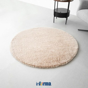 Informa - Karpet 120 Cm Frosty Faux Fur - Cokelat