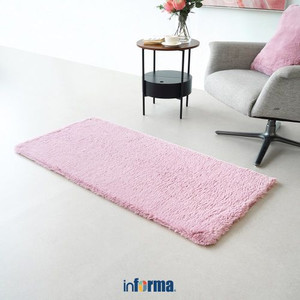 Informa - Karpet 70x150 Cm Frosty Faux Fur - Ungu