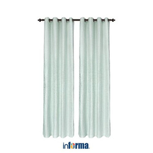 Informa - Gorden Blackout 135x250 Cm Set 2 Pcs Futur - Hijau