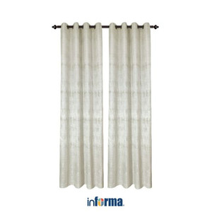 Informa - Gorden Blackout 135x250 Cm Set 2 Pcs Texture - Putih