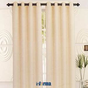 Informa - Gorden 135x300 Cm Set 2 Pcs Blackout - Krem