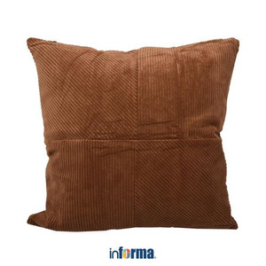 Informa - Informa 55x55 Cm Sarung Bantal Sofa Cdr - Cokelat