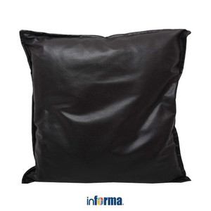 Informa - Informa 50x50 Cm Bantal Sofa Kulit - Hitam