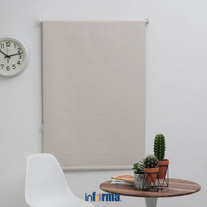 Informa - Gorden 60x240 Cm Roller Blind Blackout Solid - Krem