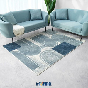 Informa - Informa 160x220 Cm Karpet Spirit 055 - Krem/Abu-Abu