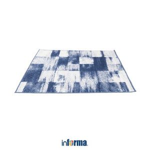 Informa - Informa 120x170 Cm Karpet Spirit 057 - Biru/Krem