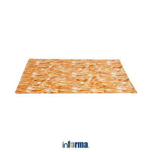 Informa 120X170 Cm Karpet Embossed Faux Fur - Cokelat