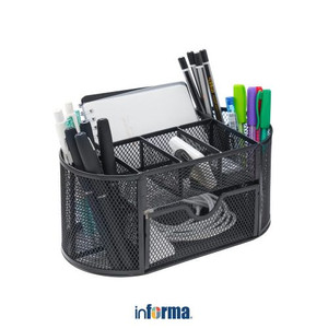 Informa - Organizer Alat Tulis 22x11x10 Cm - Hitam