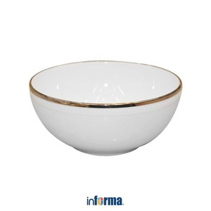 Informa - Appetite 15 Cm Mangkuk Saji Cereal - Putih/Gold