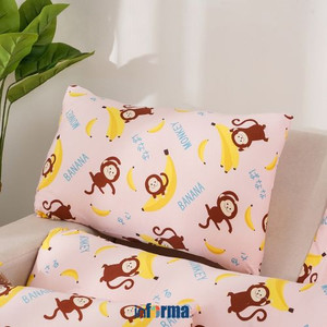 Informa 45X68 Cm Bantal Fluffy Huggy Monkey - Pink