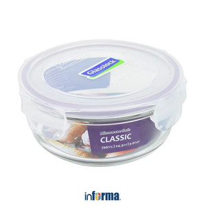 Informa - Glasslock 720 Ml Basic Wadah Makanan - Ungu