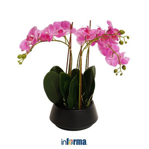 Informa - Bunga Artifisial Orchid 22x22x70 Cm - Ungu