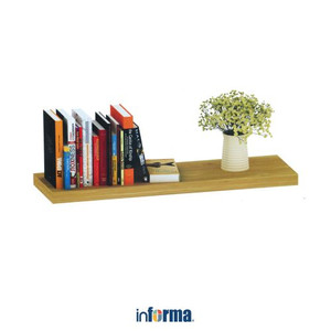 Informa - Wall Shelf - Rak Dinding L60 60 cm - Cokelat Oak