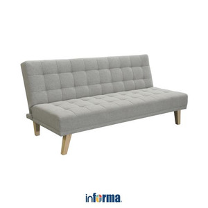 Informa Gonzales Sofa Bed Fabric - Abu-Abu