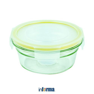 Informa - Glasslock 450 Ml Oven Ring Taper Wadah Makanan - Kuning