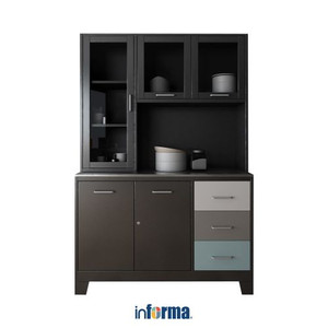 Informa - Kabinet Dapur - Sky Set Kabinet Dapur - Hitam