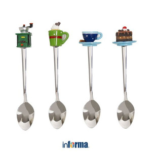 INFORMA - SENDOK TEH - TEA SPOON CAKE & TEA TIME SET OF 4