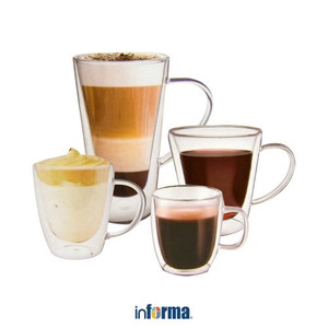 Informa - Appetite Set 4 Pcs Adona Gelas Kaca Double Wall