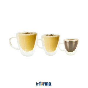 Informa - Appetite Set 3 Pcs Andria Gelas Kaca Double Wall