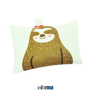 Informa 50X70 Cm Sarung Bantal 3D Slothy - Cokelat