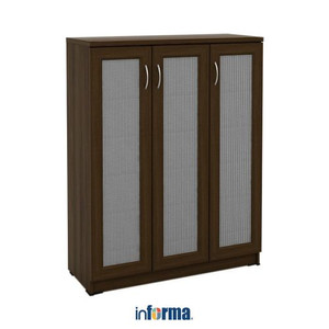 INFORMA - LEMARI PENYIMPANAN - PEDRO 3 DOORS CABINET BROWN