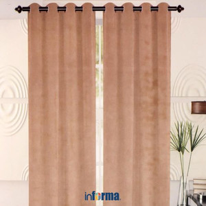 INFORMA - SET GORDEN - CURTAIN SET VELVET PORTABELA 140X250CM