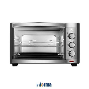 Informa - Kels 35 Ltr Dayton Oven Dengan Rotisserie - Silver