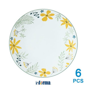 INFORMA – PIRING SET – DINNER PLATE PALLETE FELICIA YELLOW (6)